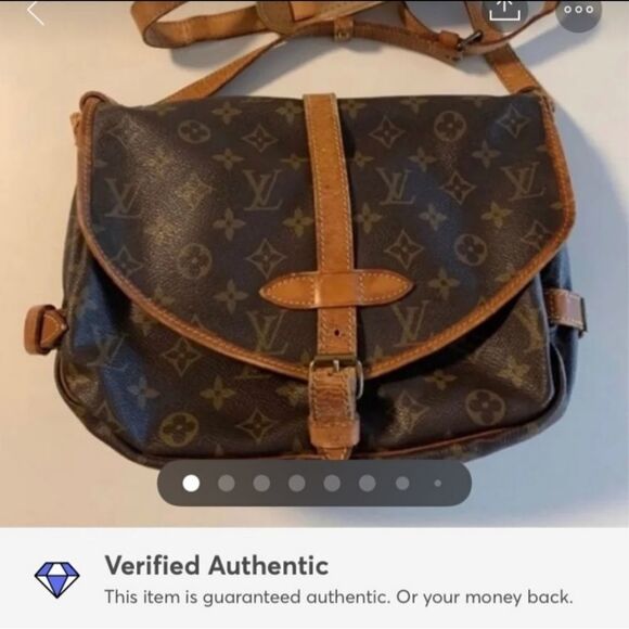 Louis Vuitton Saumur 30 Crossbody Authentic Upcycled (Part 2) - Picture 1 of 7